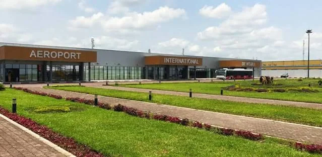 International airport terminal in Kinshasa