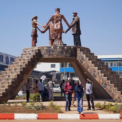 Entrance monument at the University of Lubumbashi