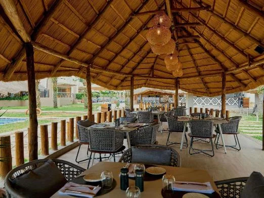 Restaurant en plein air à Lubumbashi